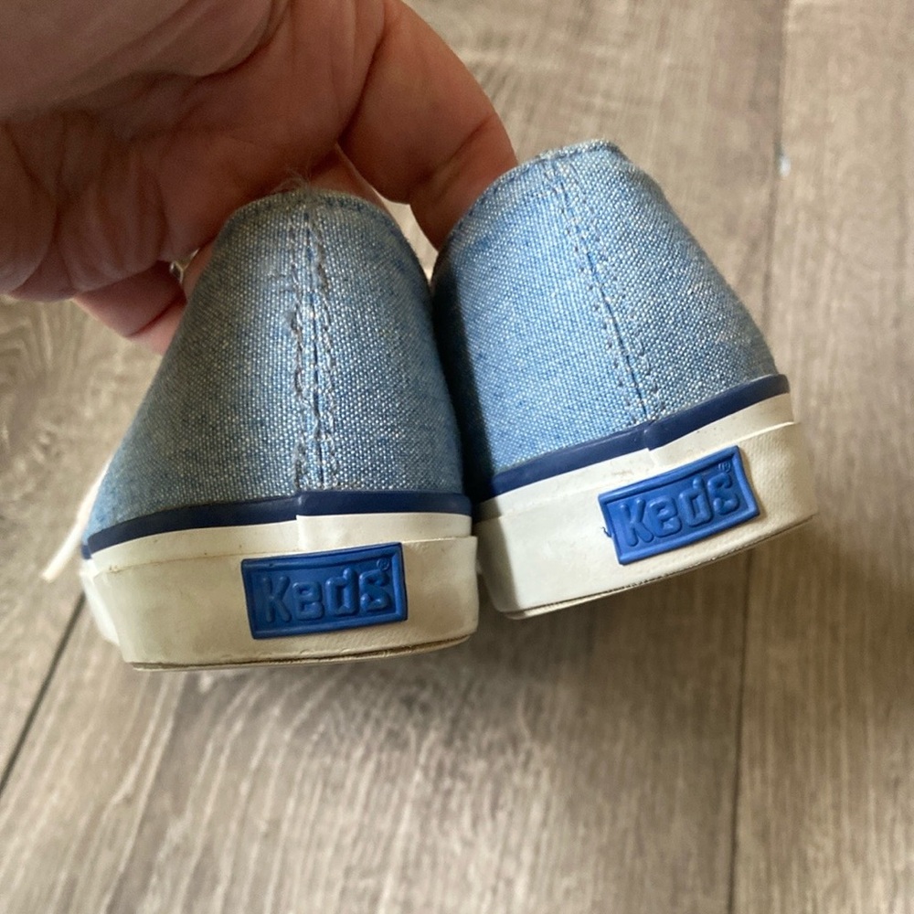 Keds Blue and White Classic Sneakers - Picture 2 of 5